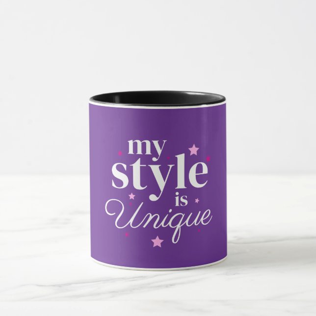 Mein Textdesign im eigenen Stil Tasse (Zentrum)