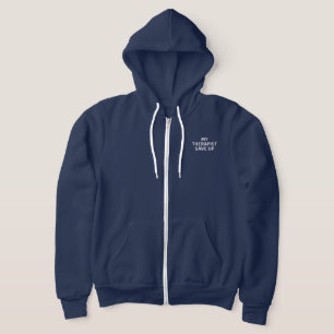 Mein Therapeut hat lustige mentale Gesundheit aufg Hoodie