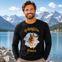 Mein Therapeut hat Pfoten Foto Hund Zitat Witz sch