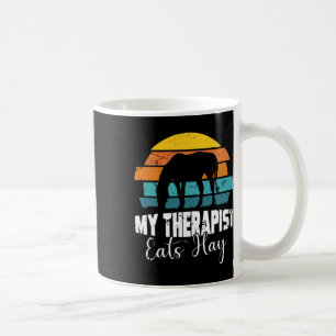 Mein Therapeut isst Hay für Pferdefreunde Kaffeetasse
