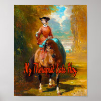 Mein Therapeut isst Hay. Rider von Alfred De Dreux