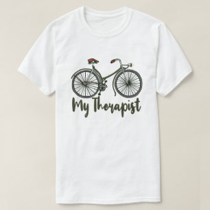 Mein Therapeut Lustiger Fahrradfahrer Radfahren Ra T-Shirt