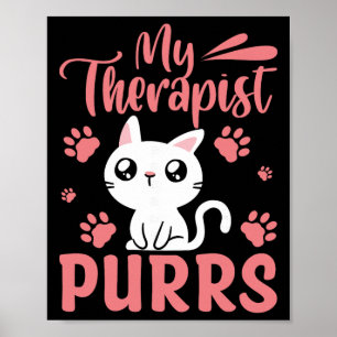 Mein Therapeut schnurrt _2 Poster