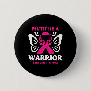 Mein Titi ist ein Brustkrebs-Bewusstsein des Krieg Button
