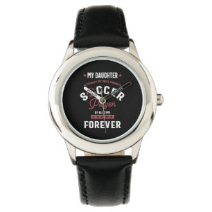 Mein Tochter liebster Fußballspieler Armbanduhr