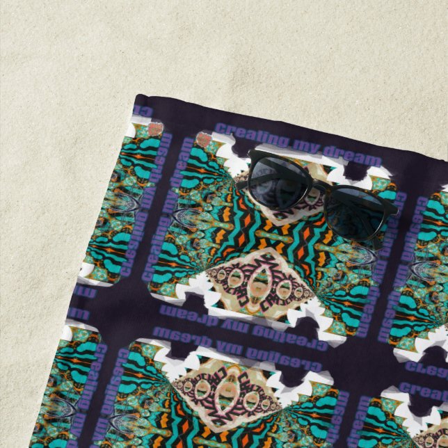 Mein Traum gestalten Strandtuch (Beispiel)