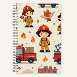 Mein Traum ist ein Feuerwehrmann Notizbuch