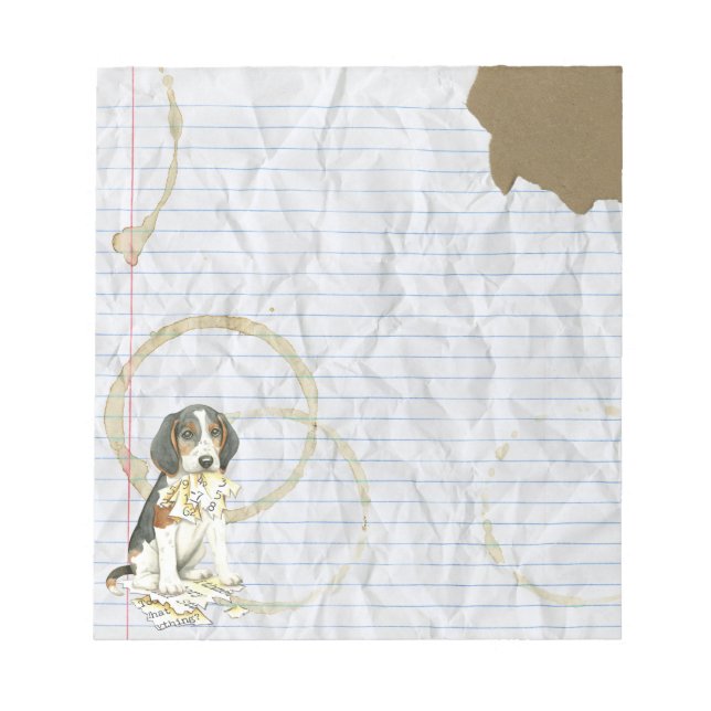 Mein Treeing Walker Coonhound Ate My Lessingplan Notizblock (Vorderseite)