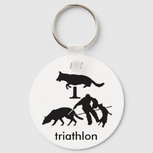 Mein Triathlon Schlüsselanhänger