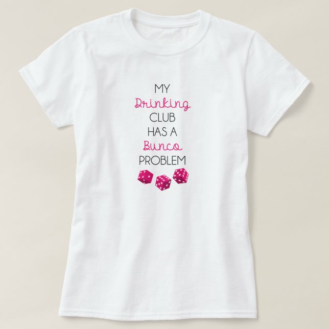 Mein trinkender Verein hat einen lustigen T - T-Shirt (Design vorne)