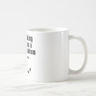 Mein trinkendes Team hat ein Rugby-Problem Kaffeetasse
