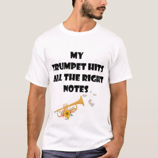 Mein Trumpet trifft alle richtigen Noten - Music L T-Shirt