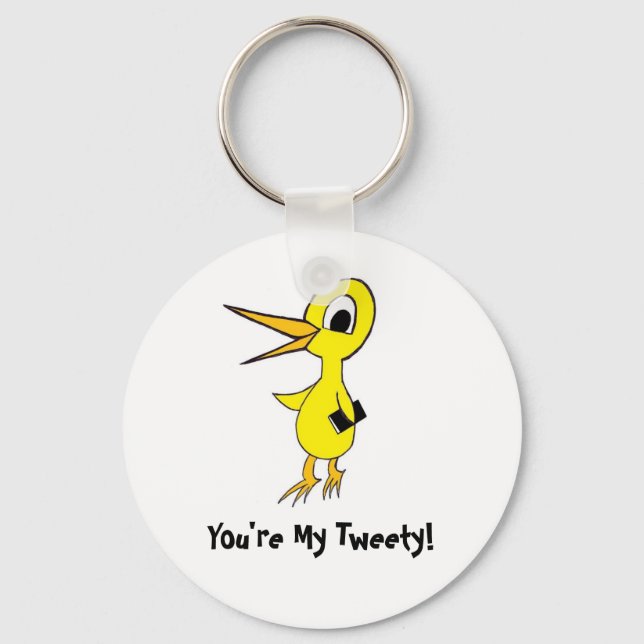 Mein Tweety-Schlüsselanhänger Schlüsselanhänger (Vorderseite)
