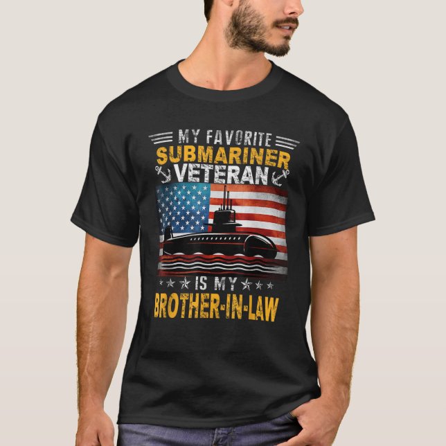 Mein U-Boot-Veteran ist meine Schwiegerflagge in d T-Shirt (Vorderseite)
