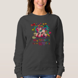 Mein Unicorn ist Kinda Bow Crazy Sweatshirt