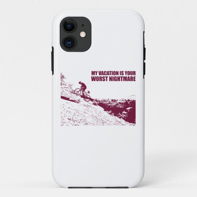 Mein Urlaub ist dein schlimmster Albtraum. Case-Mate iPhone Hülle (Rückseite)