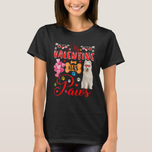 Mein Valentin hat Pfoten Niedliche Sonnenbrille ge T-Shirt