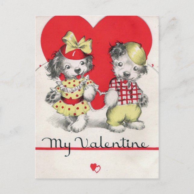 Mein Valentine Feiertagspostkarte (Vorderseite)