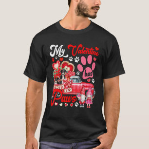Mein Valentine hat Paws Couple Appenzeller Sennenh T-Shirt
