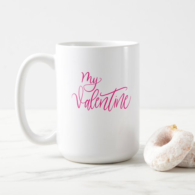Mein Valentine Kaffeetasse (Mit Donut)