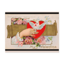 Mein Valentine Vintag Dove Letter