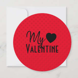 "Mein Valentinherz" - Valentinerkarte