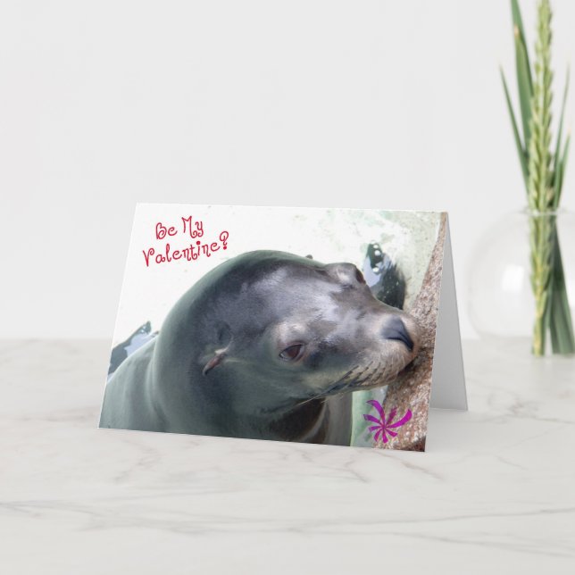 Mein Valentinin-Siegel Feiertagskarte (Vorderseite)