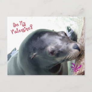Mein Valentinin-Siegel Feiertagspostkarte