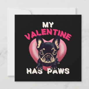 Mein Valentinstag hat Pfoten Hunde Liebhaber