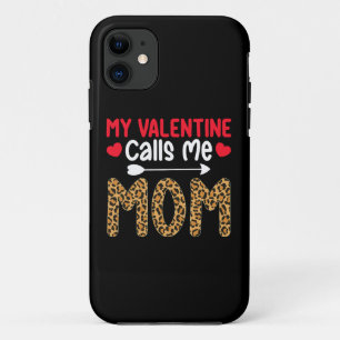 Mein Valentinstag nennt mich Mutter Leopard Büffel Case-Mate iPhone Hülle