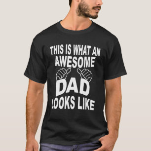 Mein Vater Bester Papa Slogan Stiefpapa Stiefvater T-Shirt