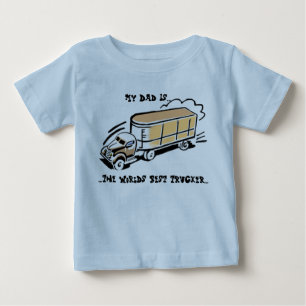 Mein Vater der Fernlastfahrer Baby T-shirt