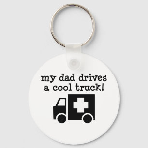 Mein Vater fährt einen coolen LKW Schlüsselanhänger