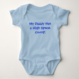 Mein Vater hat eine hohe Spermienanzahl Baby Strampler
