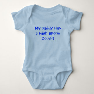 Mein Vater hat eine hohe Spermienanzahl Baby Strampler