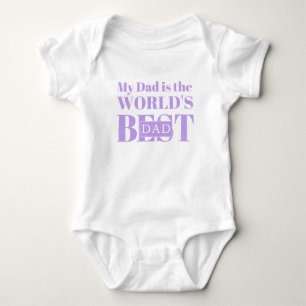 Mein Vater ist der beste Vater der Welt Baby Strampler