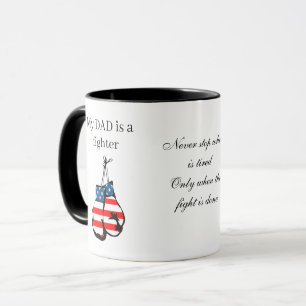 Mein VATER ist der "Flag Foto Fathed Day" Tasse