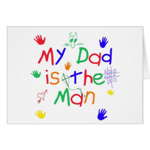 Mein Vater ist der Mann   Vatertag des jungen Kind