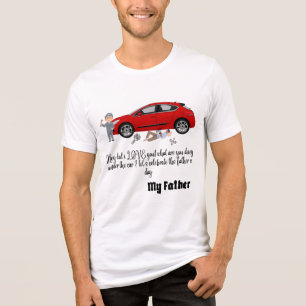 Mein Vater ist der Mechaniker - der Coolstste Fixe Tri-Blend Shirt