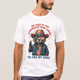 Mein Vater ist der stärkste Mann, den ich Tshirt-G T-Shirt