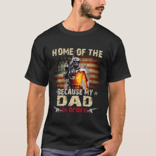 Mein Vater ist die tapfere Zuhause des freien Sibl T-Shirt