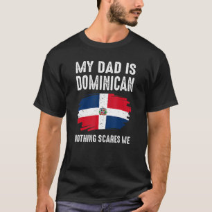 Mein Vater ist dominikanisch Dominikanische Republ T-Shirt