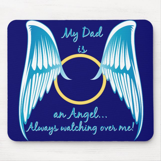 Mein Vater ist ein Engel Mousepad (Vorne)