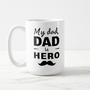 Mein Vater ist Hero - die mühsame Typografie des V Kaffeetasse