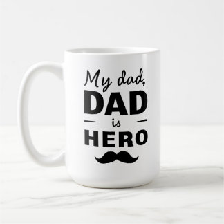Mein Vater ist Hero - die mühsame Typografie des V Kaffeetasse