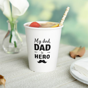 Mein Vater ist Hero - die mühsame Typografie des V Pappbecher