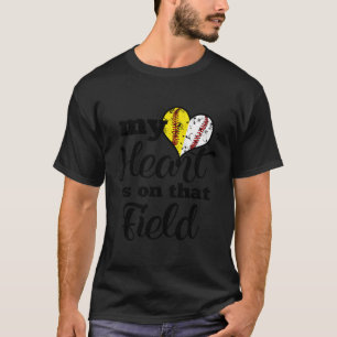 Mein Vater ist im Baseball-Softball-Elternhaus T-Shirt