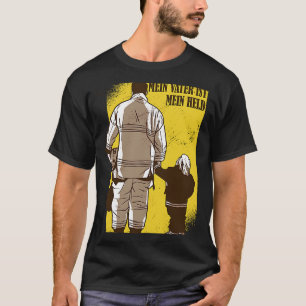 Mein Vater ist mein Held Fireman Papa Feuerwehr Br T-Shirt