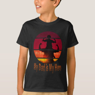 Mein Vater ist mein Held gut und großartiger Held T-Shirt