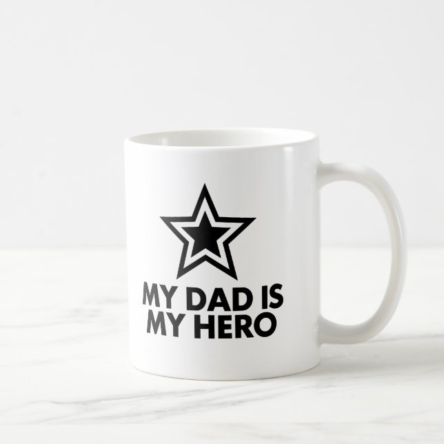 Mein Vater ist mein Held Kaffeetasse (Rechts)